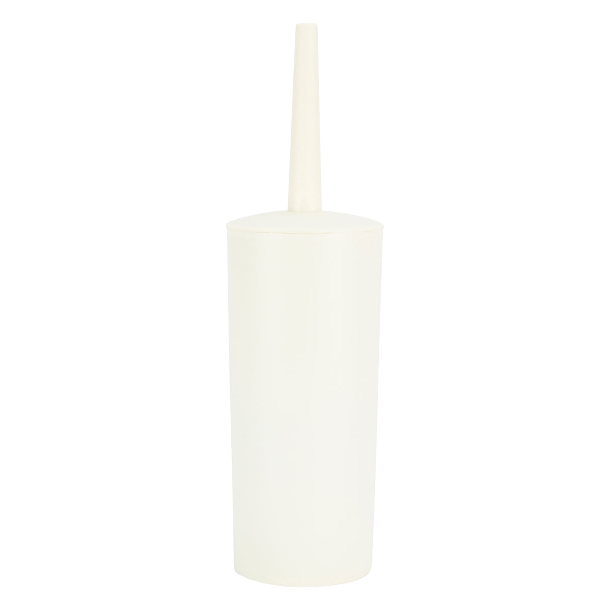Toilettenbürste + Halter beige rund hoch