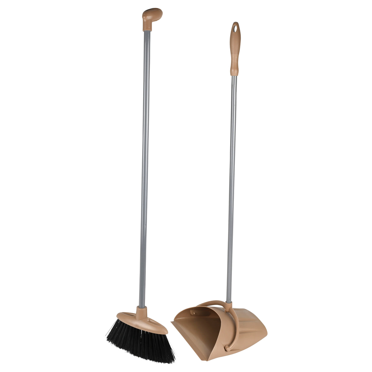Pelle et brosse sur manche marron professionnel
