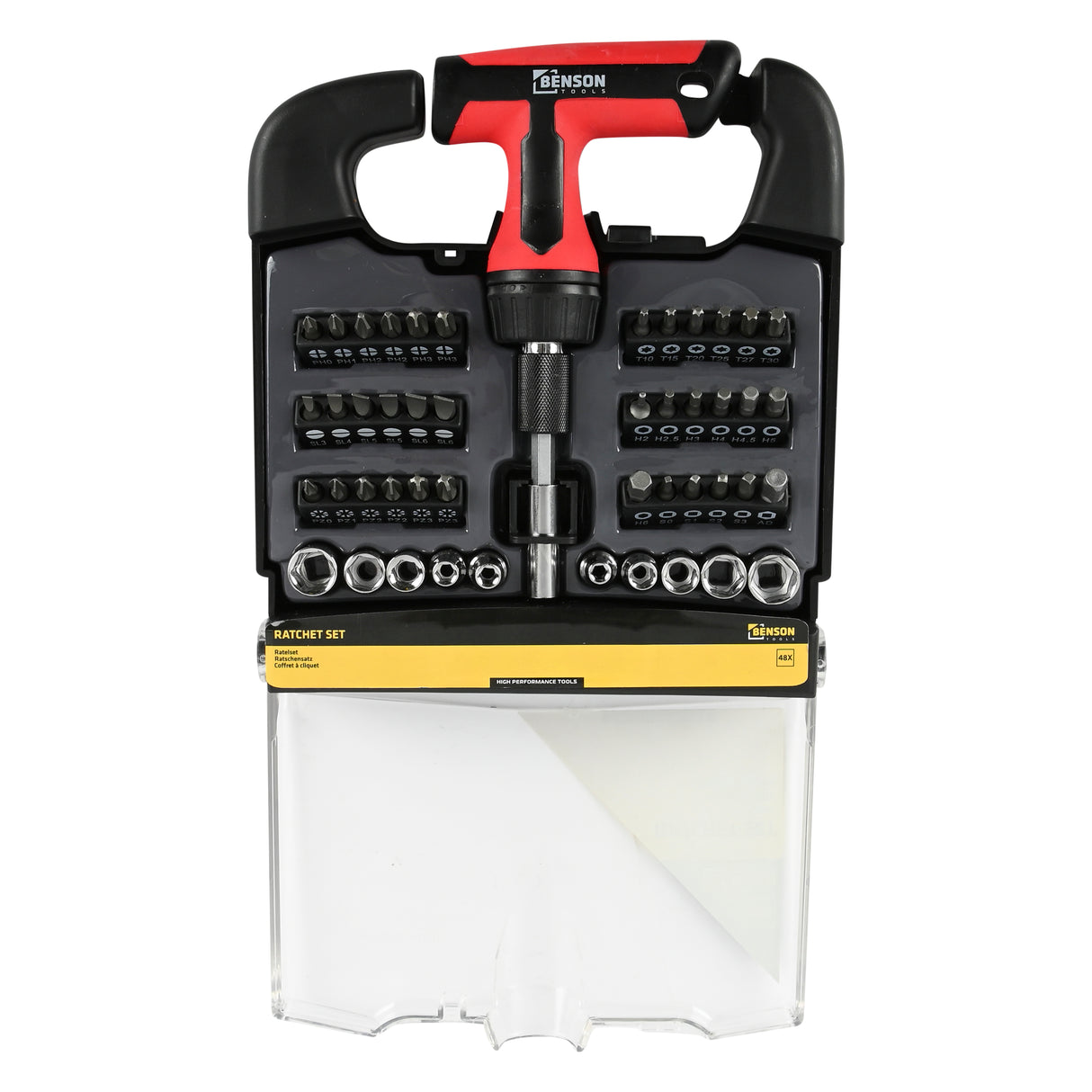 Ratchet set 48 pcs