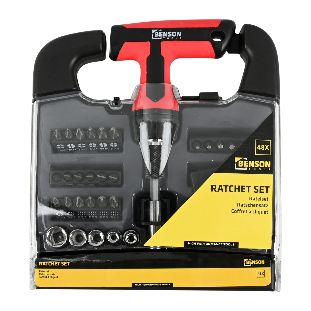 Ratchet set 48 pcs
