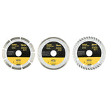 Diamantschijf set 3-dlg (125MM)