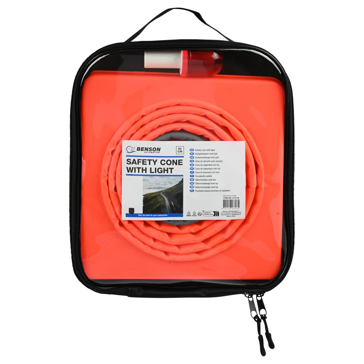 Veiligheidspion met licht 50CM