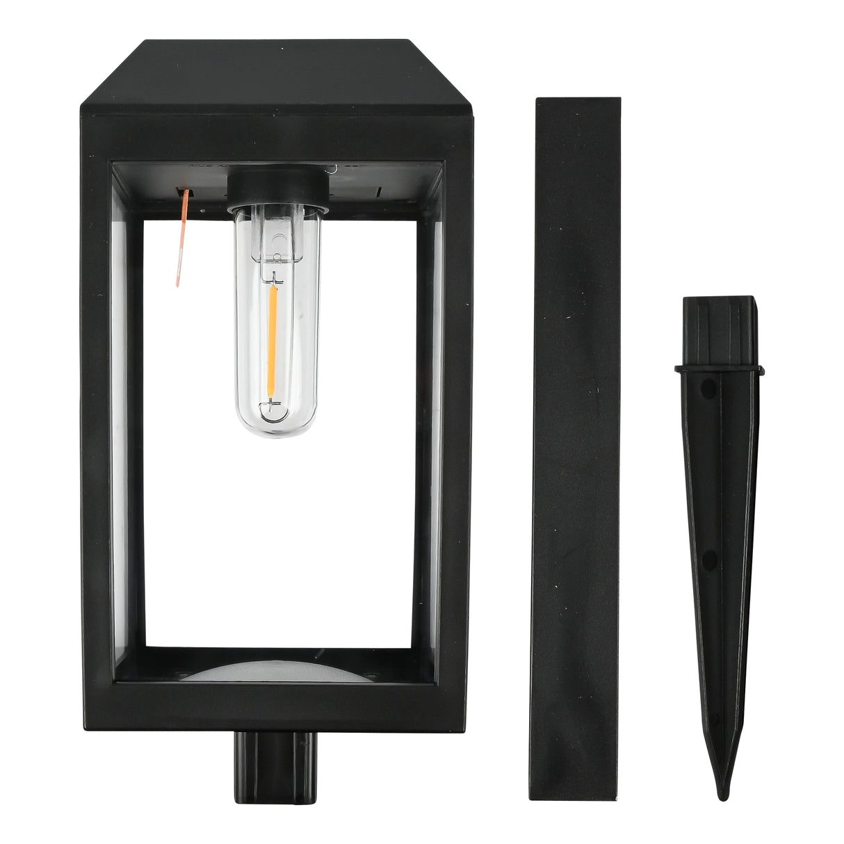 Garden lamp solar filament 39.6 cm 2 pcs
