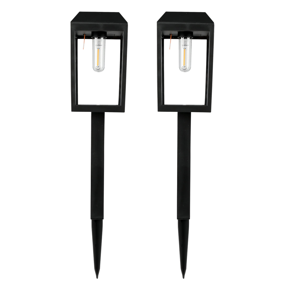 Garden lamp solar filament 39.6 cm 2 pcs