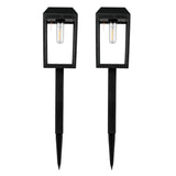 Garden lamp solar filament 39.6 cm 2 pcs