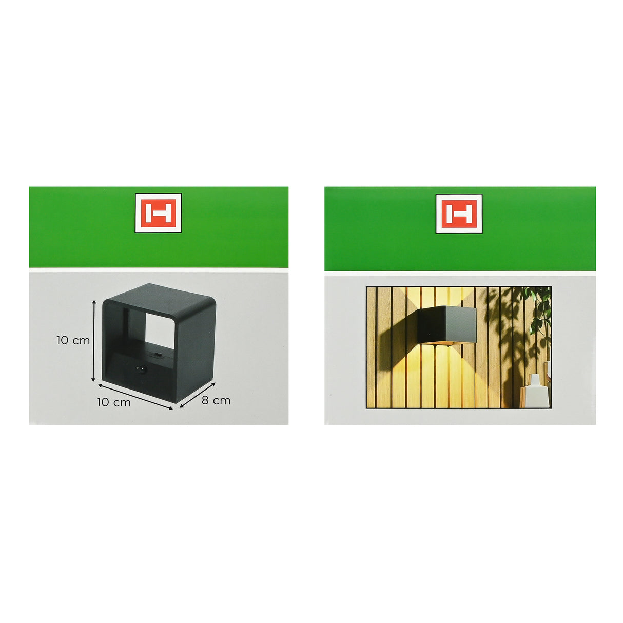 Wiederaufladbare Wandleuchte