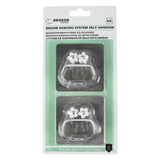 Système de suspension pour balai autocollant argent 2 pcs