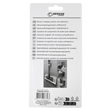 Système de suspension pour balai autocollant argent 2 pcs