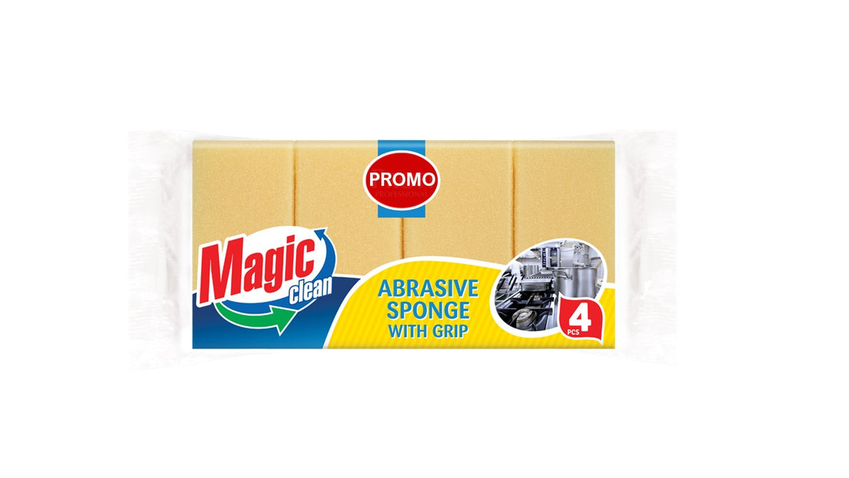 Magic Clean Promo Schuurspons met grip 3+1 dlg