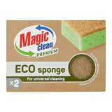 Magic Clean Premium Scouring Sponge Eco 2 pcs