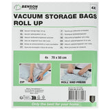 Vacuum storage bags roll up 4 pcs