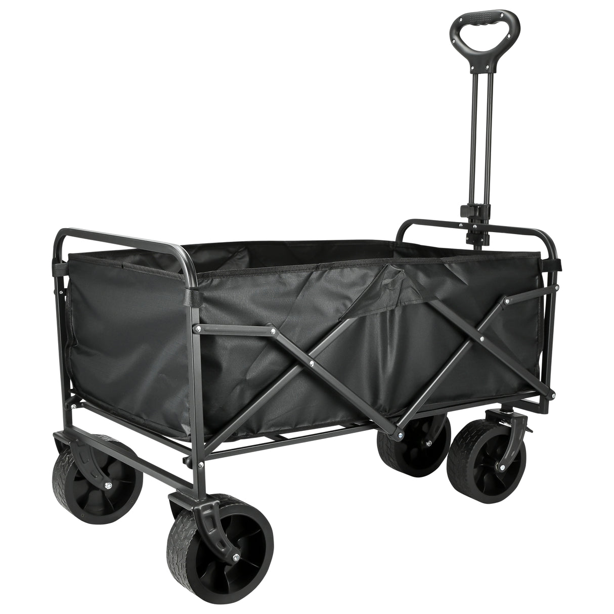 Klappwagen mit breiten Rädern