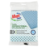 Magic Clean Premium Cleaning Cloth Antibacterial 35 x 40 cm 3 pcs