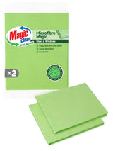 Magic Clean Premium Reinigungstuch Glas und Fenster Vlies 30x40cm 2 Stk