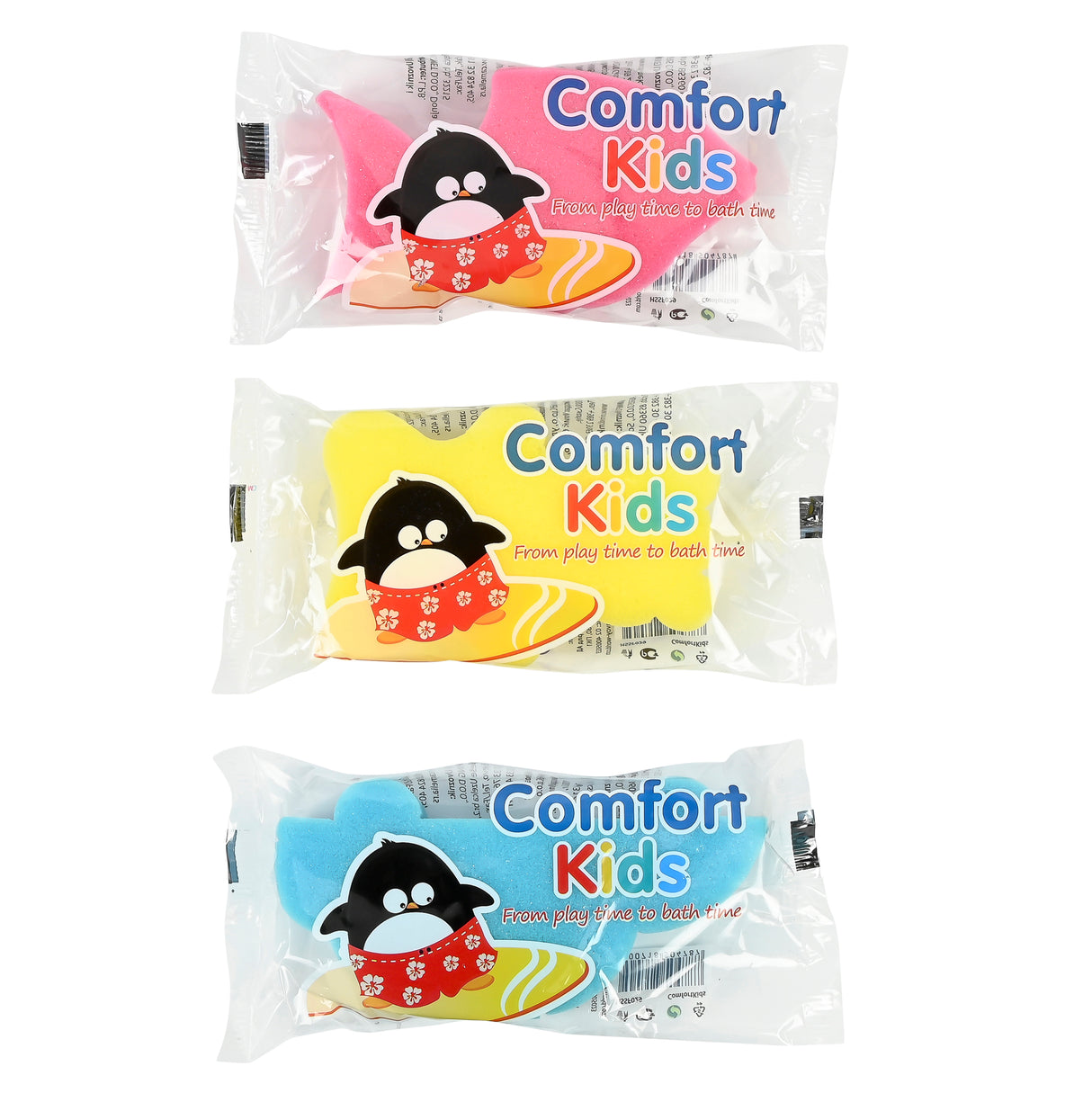 Mélange d'éponges de bain Confort Bébé