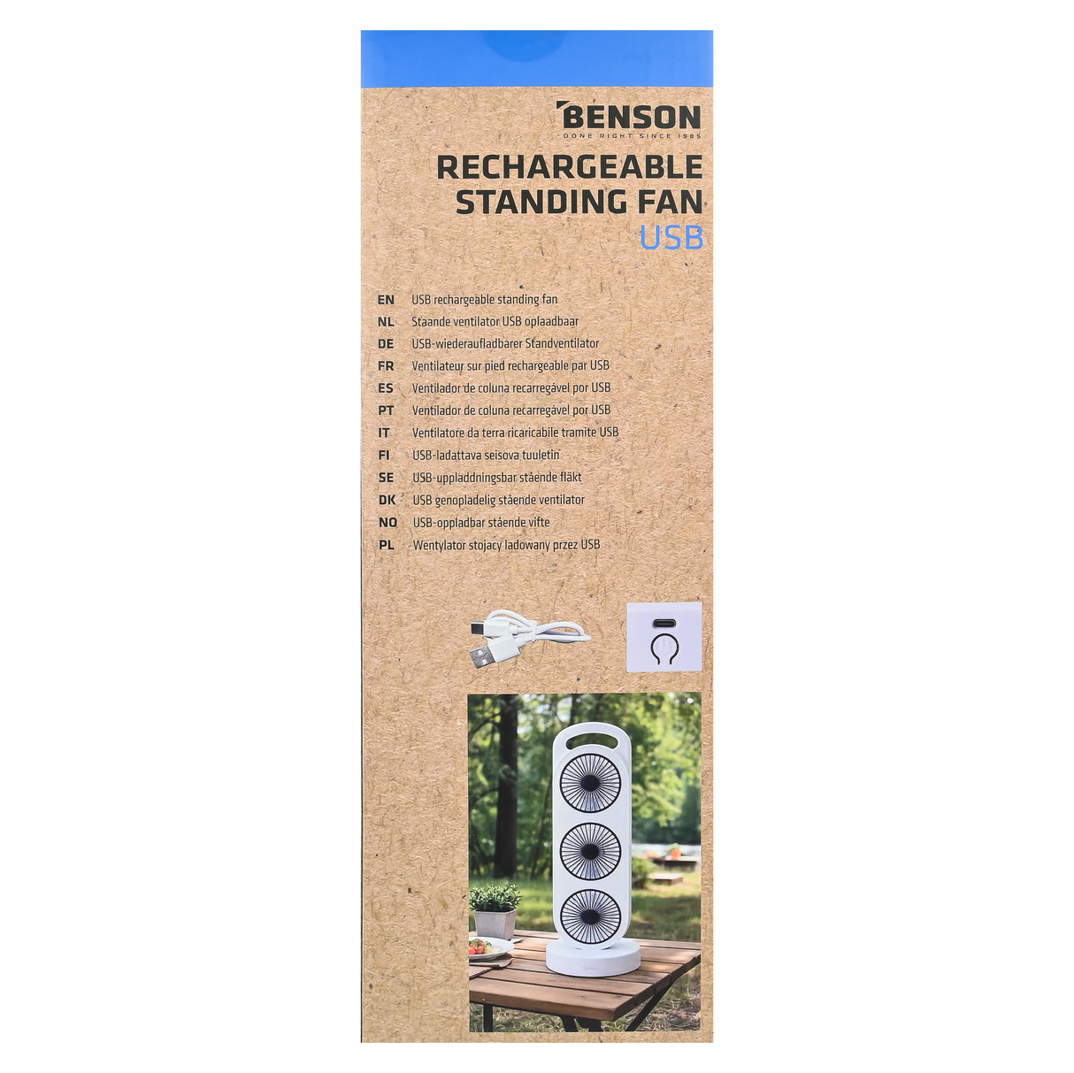 Standventilator USB wiederaufladbar