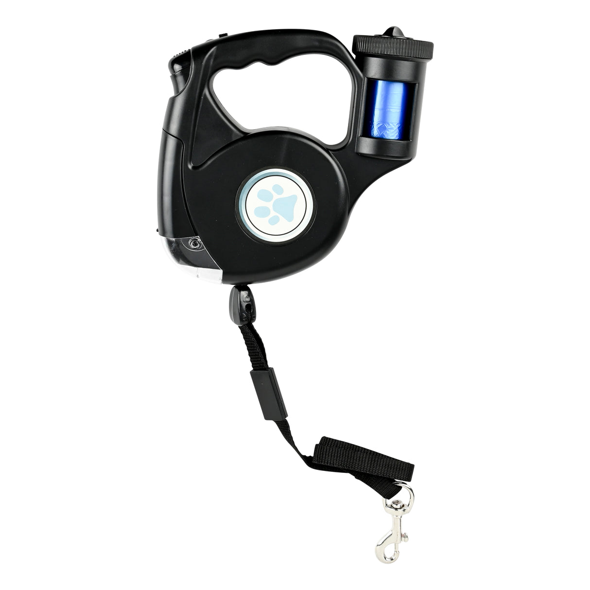 Hundeleine 5 m mit LED-Licht + Kotbeutelhalter