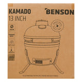 Kamado 13 inch matte black