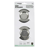 Gootsteenzeef RVS extra gaten 2 dlg