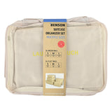 Reisorganizer set 6 dlg beige