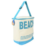 Koeltas 20 ltr beach blauw
