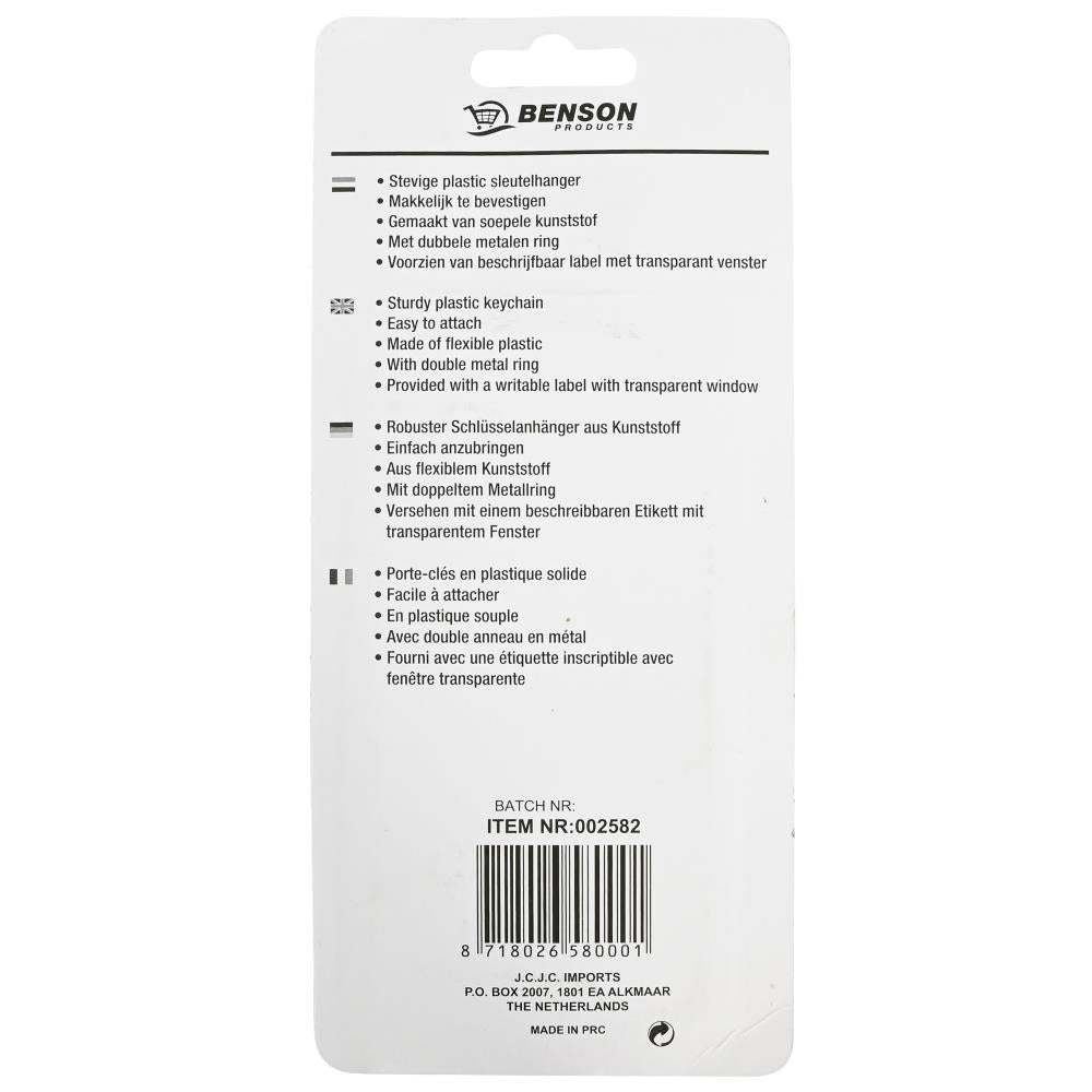 Porte clé étiquette 10 pcs