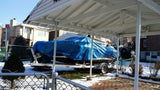 Dekzeil 4 x 6 mtr blauw profi