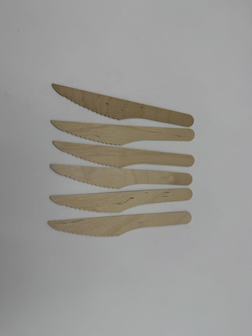  Couteaux en bois 20 pcs