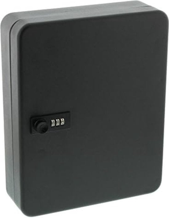 Key cabinet with code lock 20 hooks black