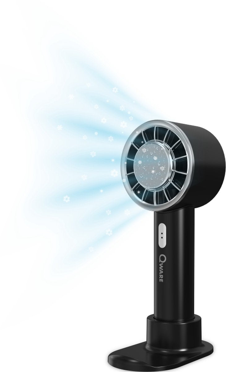 Qware Ice Handventilator schwarz