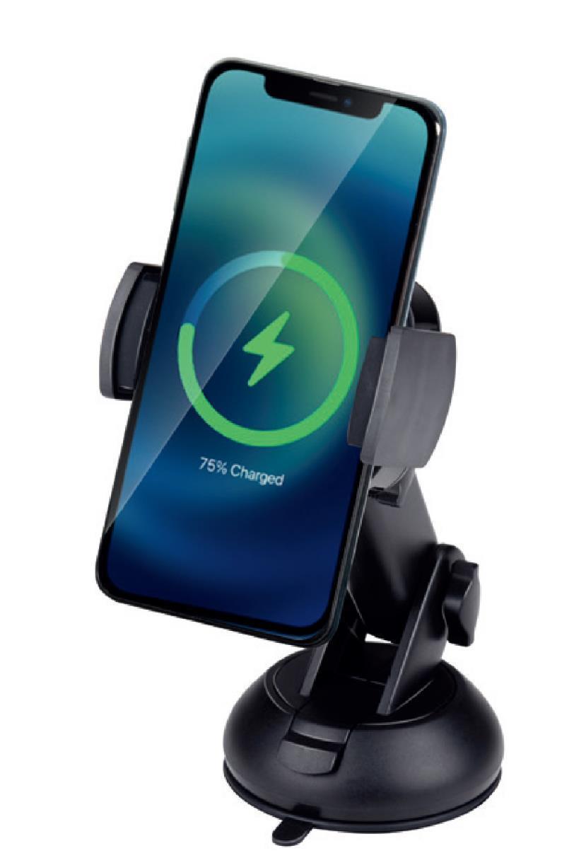Support de téléphone voiture + chargeur sans fil