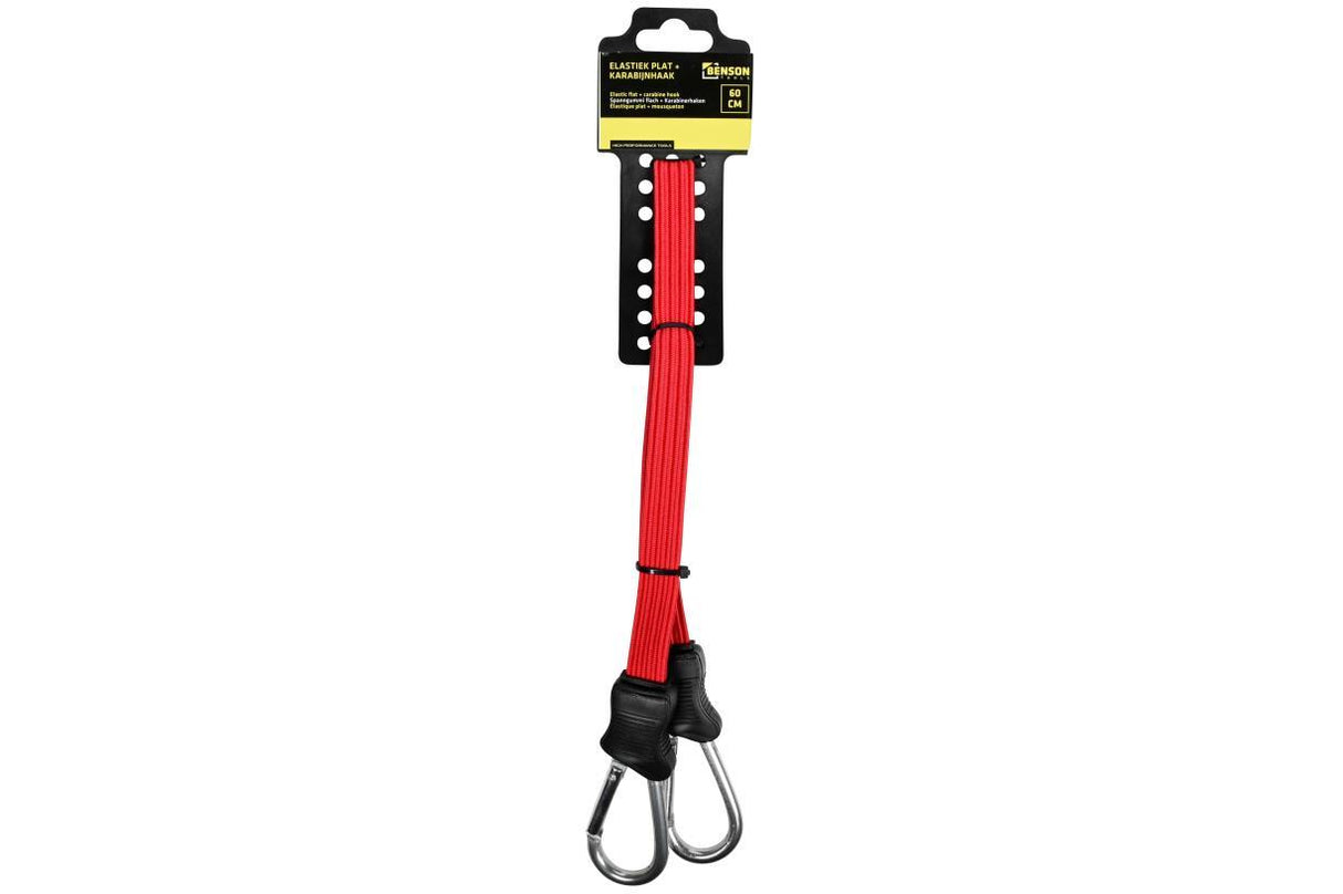 Elastic flat 60 cm + carabine hook