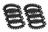 Hair bands wire 8 pcs black