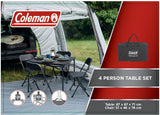 Coleman picnic table set 4 people