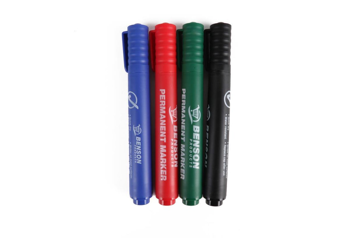 Permanent marker 4 pcs color profi