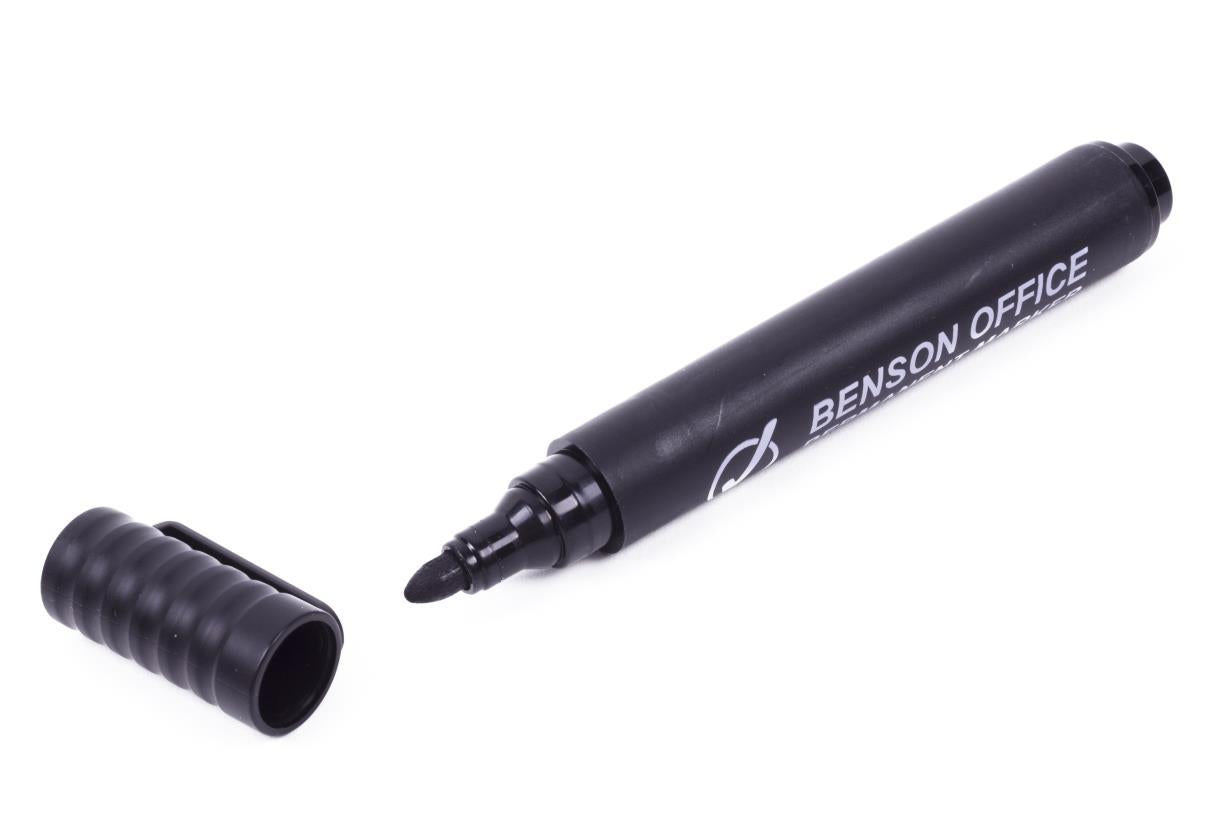 Permanent marker 4 pcs black profi