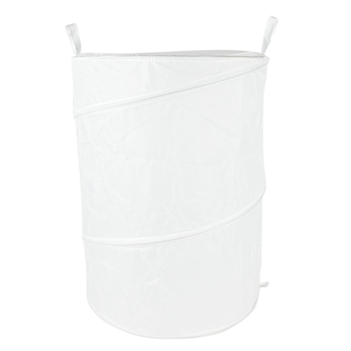 Foldable laundry basket 79 ltr white