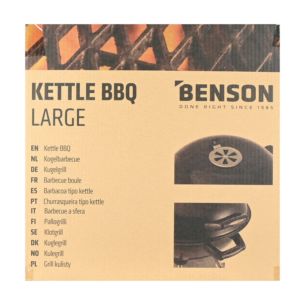 BBQ bol groot ø 44 x 70 cm