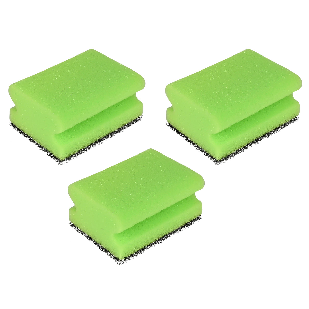 Magic Clean Premium Soft power Scouring sponge with grip 3 pcs