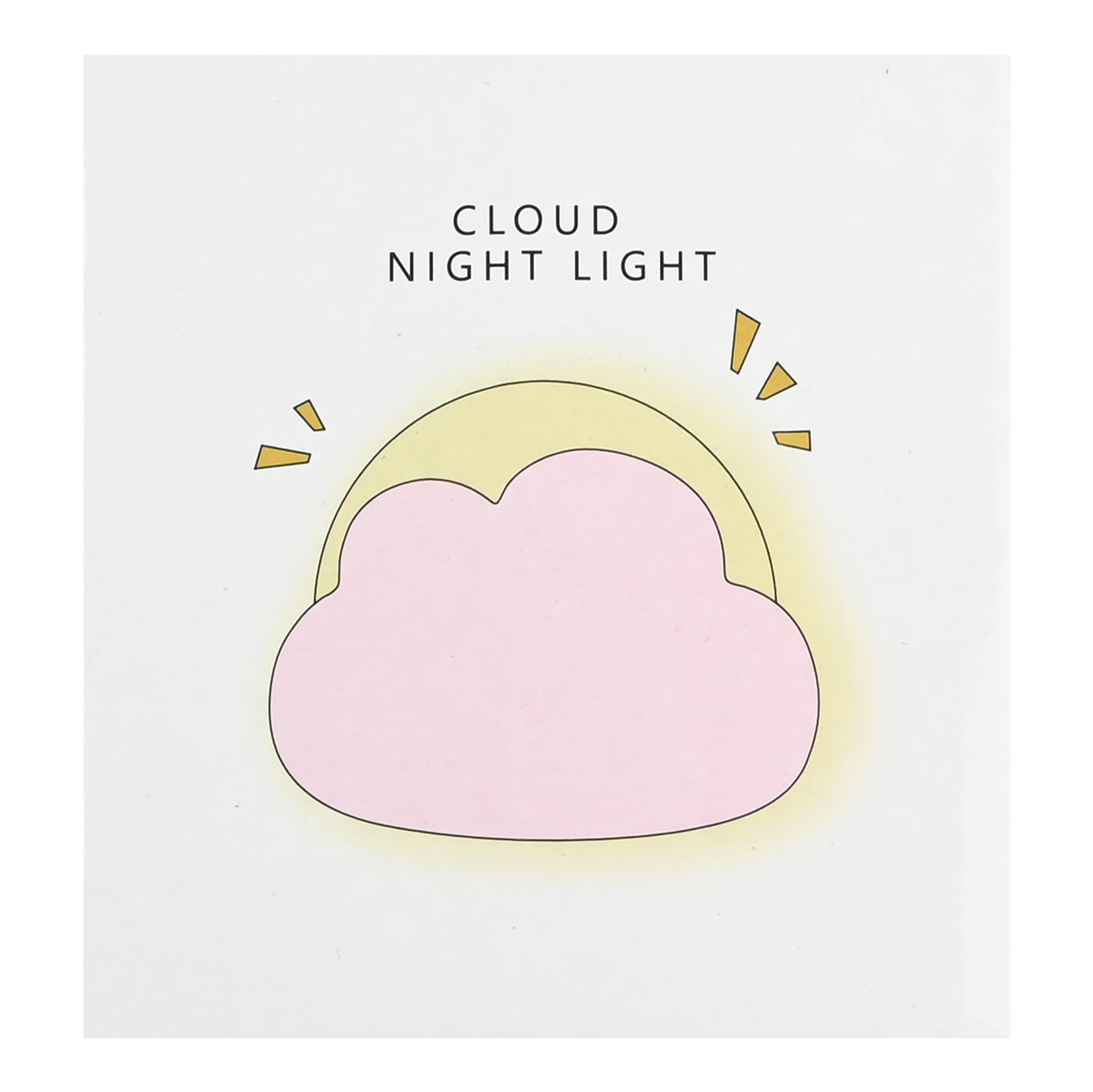 Night lamp cloud rechargeable pink