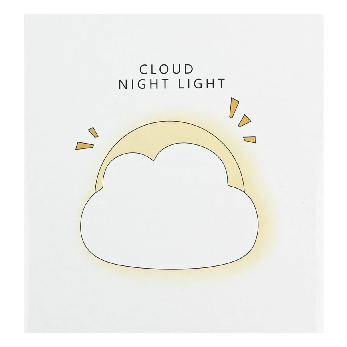 Lampe de nuit nuage rechargeable beige