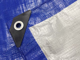 Dekzeil 4 x 6 mtr blauw profi