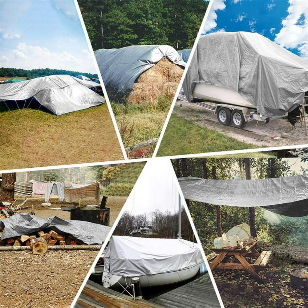 Tarpaulin 4 x 5 m transparent leno