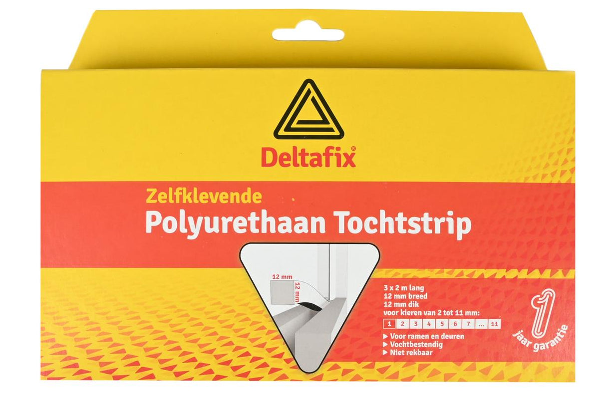 Bande d'étanchéité foam 12 x 12 mm 3 x 2 m blanc