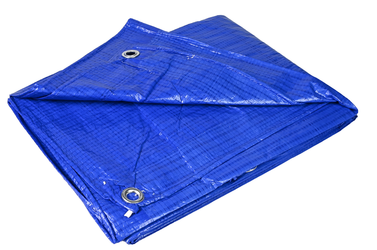 Dekzeil 1,5 x 6 mtr blauw