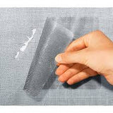 Kit de rubans de réparation pour moustiquaires autocollants noirs 10 pcs