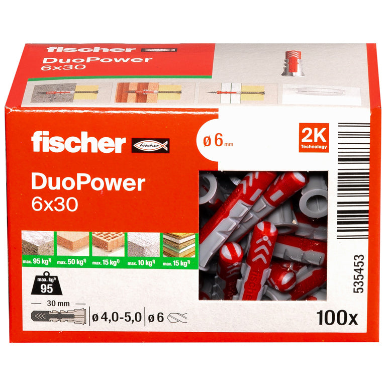 Fischer DuoPower 6x30mm 100st.