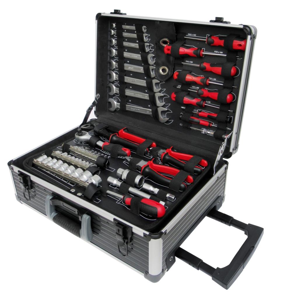 HC Tools Gereedschapset 128-dlg in trolley